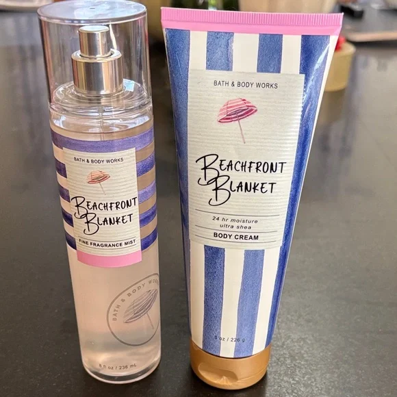 Bath & Body Works Beachfront Blanket Fine Fragrance Mist and Body Cream - Picture 1 of 3